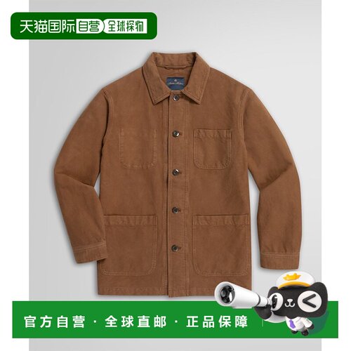 日本直邮BROOKS BROTHERS 男装 全棉摩尔斯金质感工装夹克 W24340
