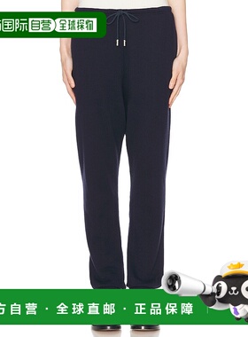 1h可退 香港直邮The Row 女士 Teo 裤子 8330K995 blue蓝色 舒适