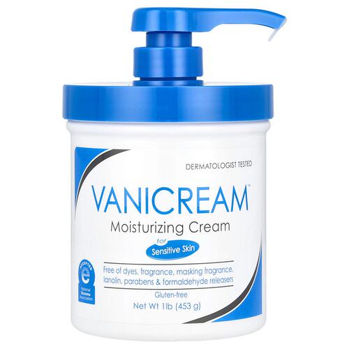 美国直邮Vanicream保湿霜敏感肌肤无麸质温和细腻不刺激453g