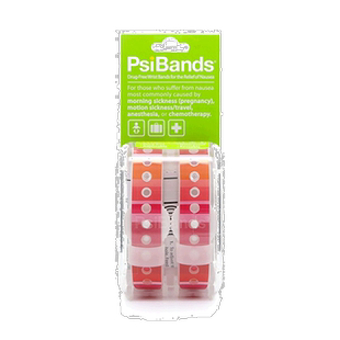 美国直邮PSI BANDS穴位指压防吐手环缓解恶心呕吐手环防水透气