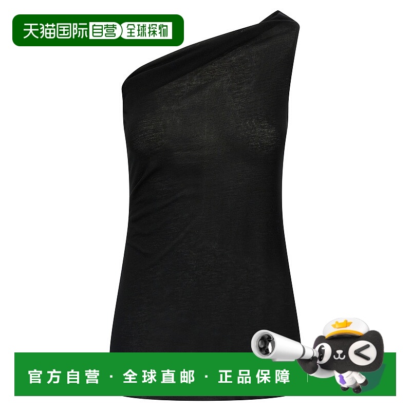 香港直邮RICK OWENS 女士背心吊带 RP01F6138JS09 SS2026 黑色