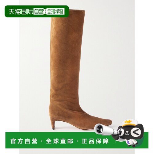 香港直邮Staud/Wally女士高跟中筒靴女靴