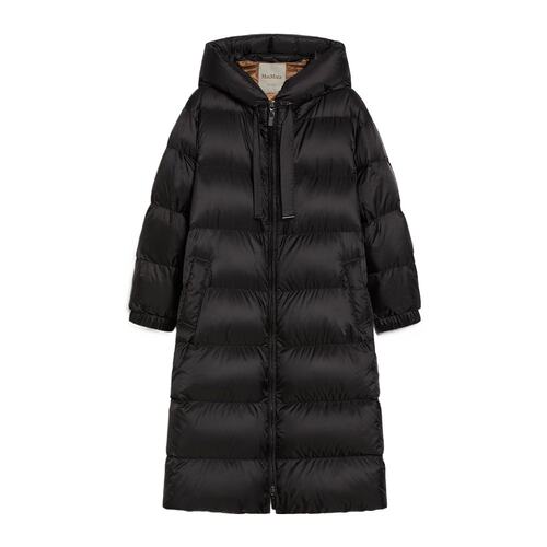 MAX MARA 女士外套 9496064506009 AW2024 黑色 连帽羽绒服