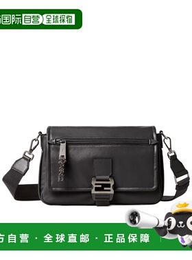 香港直邮FENDI 男士斜挎包 7VA685AV8BF0SAJ SS2026 黑色 Flux 斜