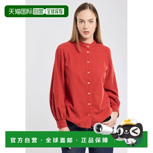 自营欧洲直邮Armor Lux Heritage女士棉军官领长袖衬衫