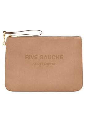 Saint Laurent RIVE GAUCHE 植鞣沙滩手拿包 581369BWRPW