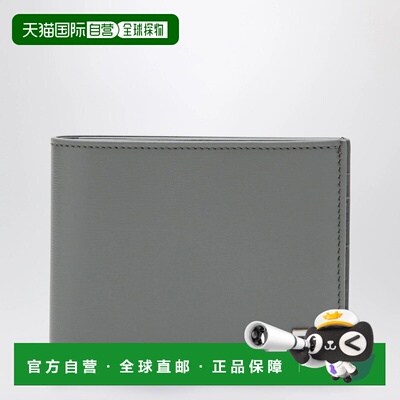 欧洲直邮FENDI 男士钱包 7M0378AVV6F0BDC SS2026 灰色 Squared F