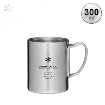 日本直邮Snow Peak 不锈钢真空双层 300 马克杯 MG-213 马克杯不/
