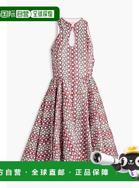 1h可退 香港直邮Alaia 女士 印花棉质府绸连衣裙 8E9RK38RT213CM0