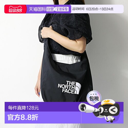 日本直邮THE NORTH FACE 大Logo单肩包（NN2PR21J）男女通用A4尺
