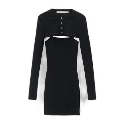 1h可退 香港直邮潮奢 Alexander Wang 亚历山大 王 女士 短款开衫