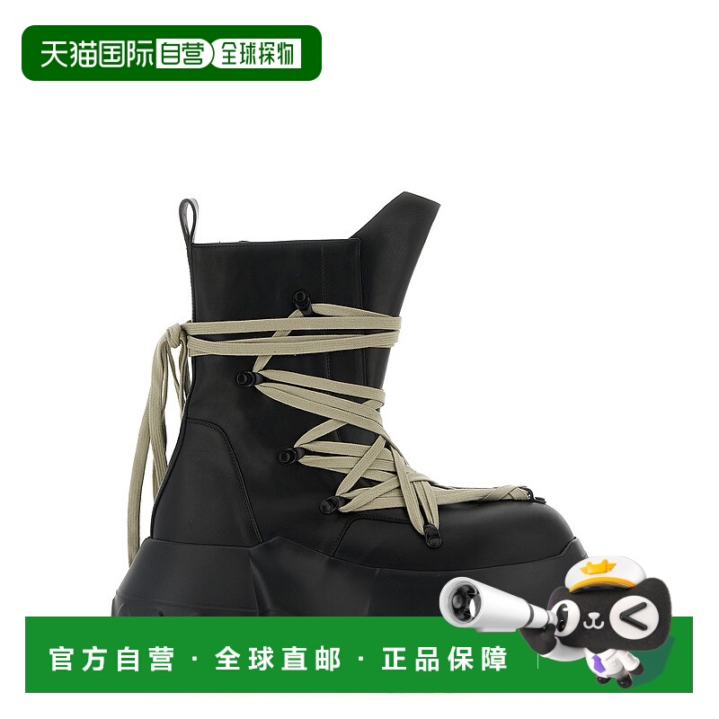 香港直邮RICK OWENS 男士靴子 RU01F2867LOOW109 SS2026 黑色