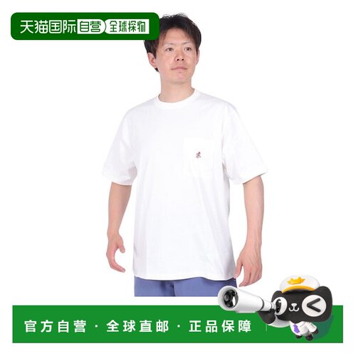 日本直邮GRAMICCI 一体式T恤 G304-OGJ-WHITE [34153661] 白色 短