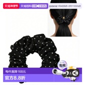 发圈 韩国直邮CELINE MICRO TRIOMPHE CELINE 丝绸黄铜金色饰面