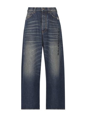 BALENCIAGA 男士牛仔裤 831599TSW725002 SS2025 蓝色