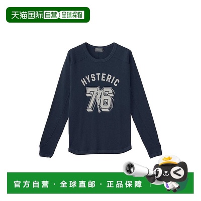 1h可退 日本直邮HYSTERIC GLAMOUR 男士经典设计 NUMBER 76 T恤 0