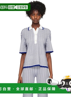 1h可退 香港直邮潮奢 Remain 女士 白色 3D Wave Polo 衫 5002204