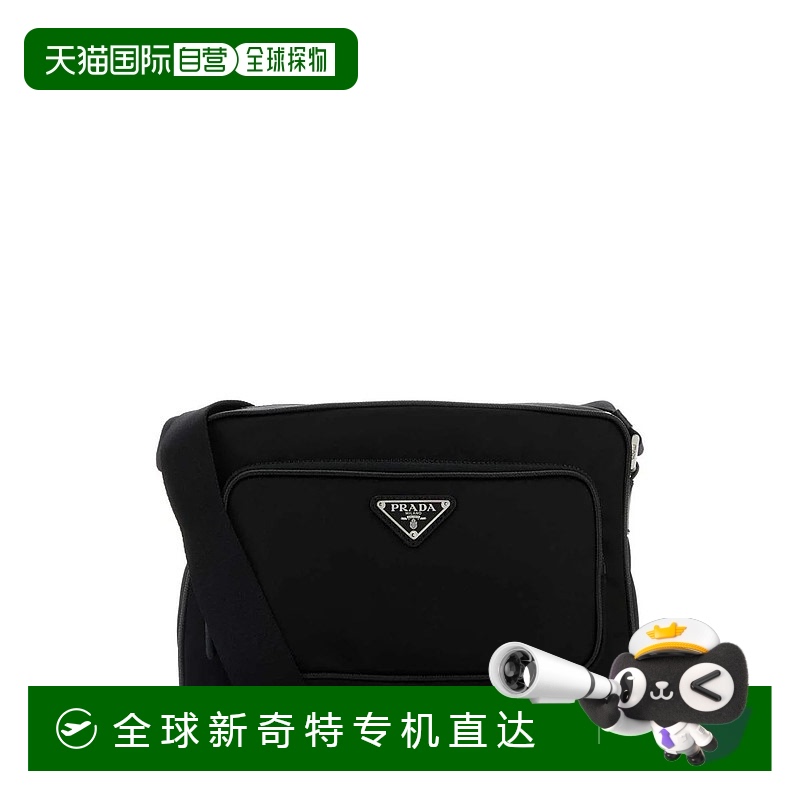 1h可退 香港直邮PRADA 男士手提包 2VH1902DMHF0002 AW2025 黑色