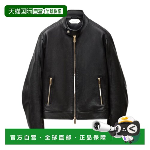 Versace 长袖拉链皮夹克 10270501A18980