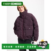 自营欧洲直邮Pyrenex 酒红色飞行员夹克 羽绒服 Enola 短款