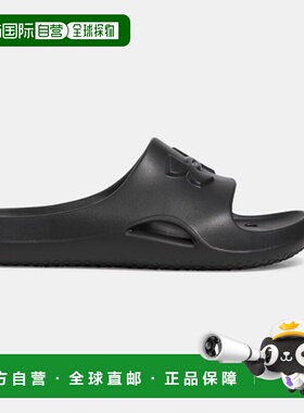 韩国直邮UNDER ARMOUR 3028094-001 黑色男士 UA Locker V 拖鞋连