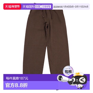 日本直邮Los Angeles Apparel 男士成衣染色运动裤纯色衬里美国制