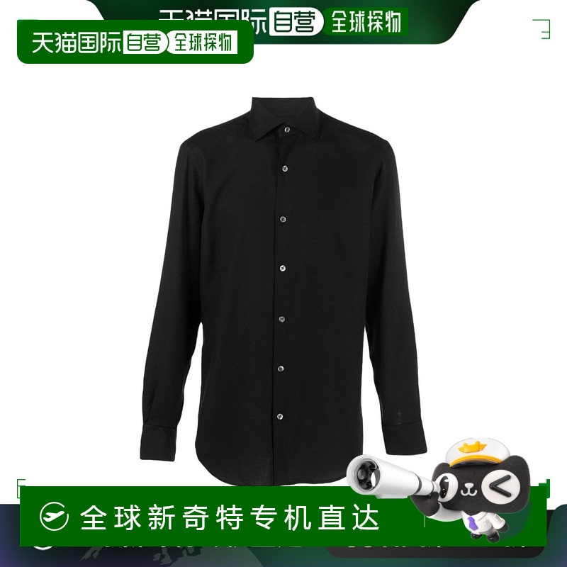 【99新未使用】香港直邮Zegna 翻领长袖衬衫 E8X44A6SRF5杰尼亚