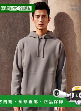 日本直邮New Balance 1000 FW23 常规版型套头连帽卫衣 男款 灰色