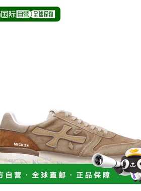 1h可退 香港直邮premiata 男士 浅褐色运动鞋 MICK7712 brown棕色