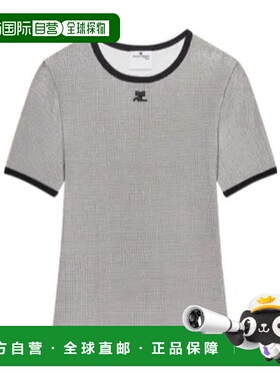香港直邮Courreges 短袖T恤 126JTS017JS0223