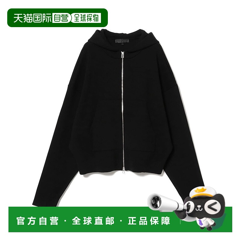 1h可退 日本直邮Omar Afridi 男装 宽松版型针织连帽衫 半拉链设