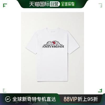 香港直邮潮奢 POP TRADING COMPANY 男士 Pup Amsterdam 印花棉针