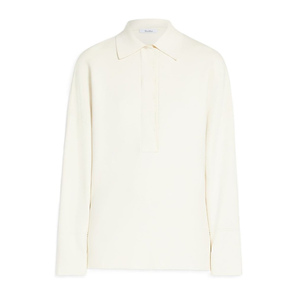 MAX MARA 女士衬衫 1361065806001 SS2025 白色 长袖衬衫