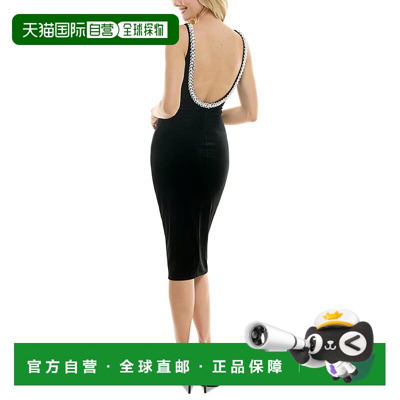 1h可退 【美国直邮】b darlin 女士 连衣裙天鹅绒