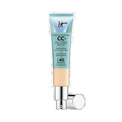 欧洲直邮It Cosmetics依科美无油款小绿管CC霜32ml遮瑕打底S正品