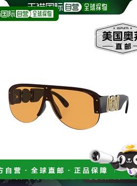 Versace VE 4391 GB1/7 48mm 男女通用半框太阳镜 - 黑色 【美国