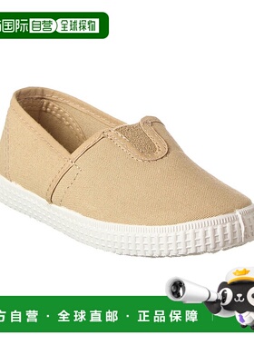 自营 cienta光滑弹性帆布平底露营腰带 - 棕色 美国奥莱直发