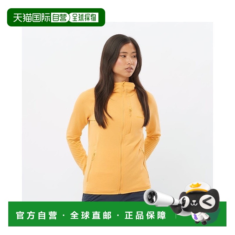 自营欧洲直邮Salomon萨洛蒙 ESSENTIAL LIGHTWARM系列女士黄色聚