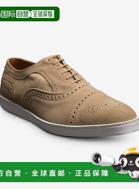 自营 Allen Edmonds Strand 4323 Oxford男式美国7.5米米色绒面连