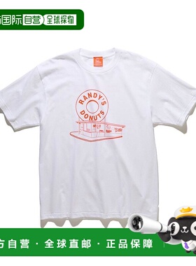 1h可退 日本直邮Randy’s Donut 男装 美式复古插画短袖T恤 10264