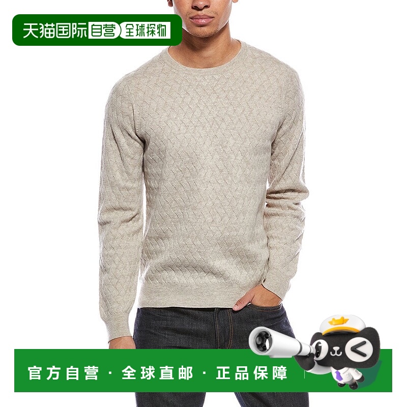 自营Brodie Cashmere Wavey Stitch Wool & Cashmere-Blend Crewn