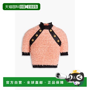 1h可退 香港直邮Balmain 巴尔曼 女士 徽标纽扣上衣童装 BF1AI105