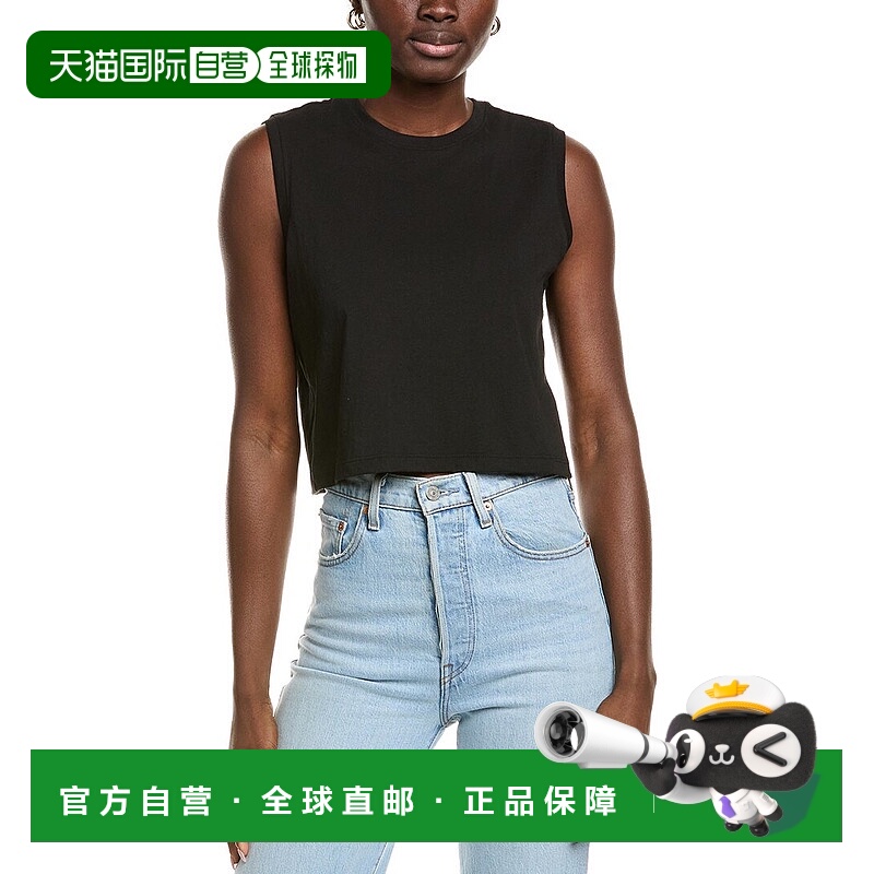 自营ATM Anthony Thomas Melillo Classic Jersey Tank Top - bla