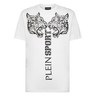 恤 黑色 美国奥莱 白色 Tiger 圆领 直发 sport plein