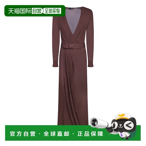 香港直邮DSQUARED2 女士连衣裙 S75CV0940S23324144 AW2025长裙
