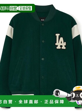 韩国直邮MLB MLB 羊毛肩混纺校队夹克 洛杉矶道奇队 A5 3AJPV0934