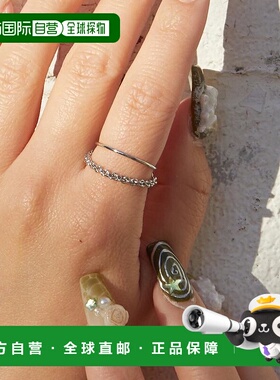 1h可退 日本直邮FREAK'S STORE 女士简约扭纹双线戒指 1388248900