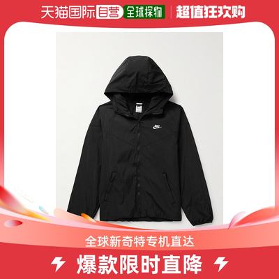 香港直邮潮奢 Nike 男士Windrunner Therma-FIT 休闲Logo刺绣连帽