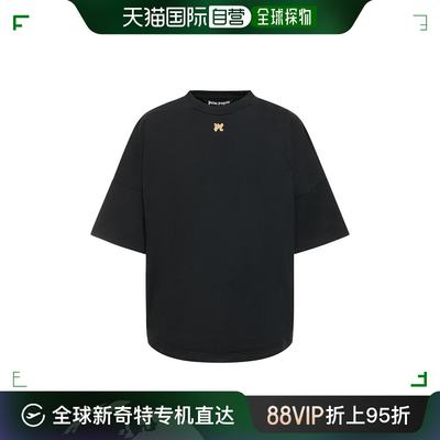 香港直邮潮奢 Palm Angels 棕榈天使 男士 Foggy logo棉质T恤