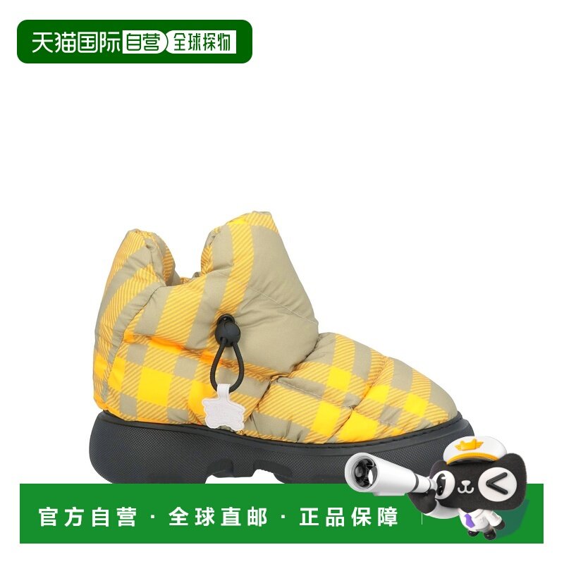 1h可退 香港直邮潮奢 Burberry 巴宝莉 女士 脚踝靴 yellow黄色,女鞋,时装靴,淘宝优惠券,粉丝福利购,淘宝优惠卷